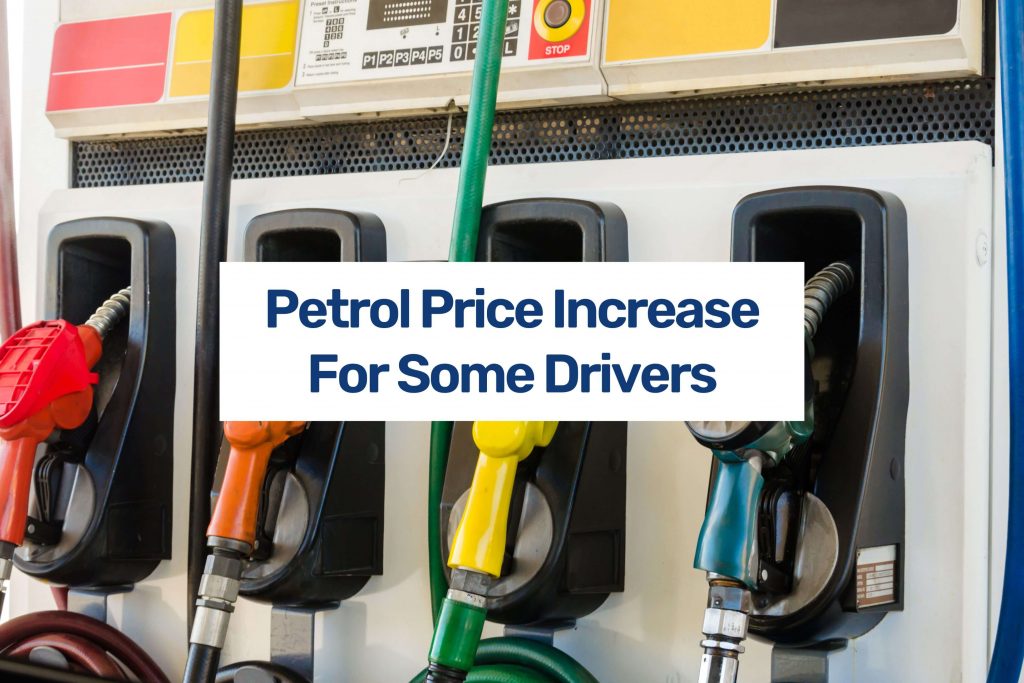 petrol price increase for some drivers blog feature image