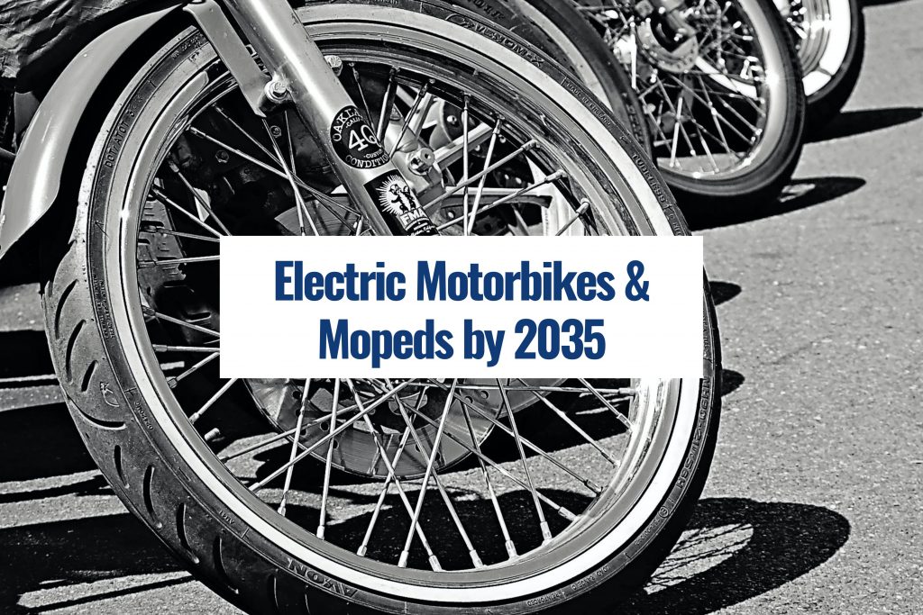 Motorbikes and Mopeds to be electric by 2035